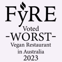 Worst Vegan Restaurant Men's Staple Tee - Light Design