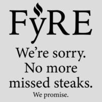 No More Missed Steaks Men's Tank - Light Design