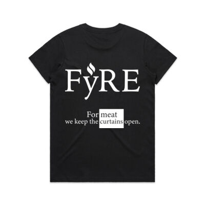 Meet Our Curtains Women's Tee - Dark Thumbnail