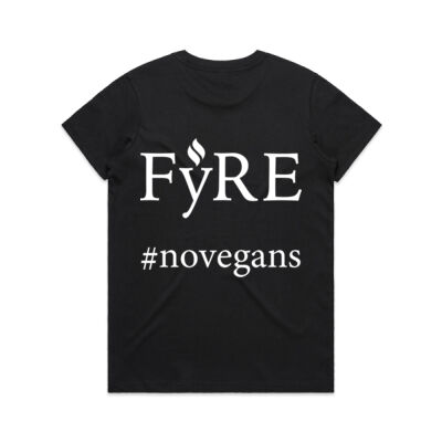 #novegans Women's Tee - Dark Thumbnail