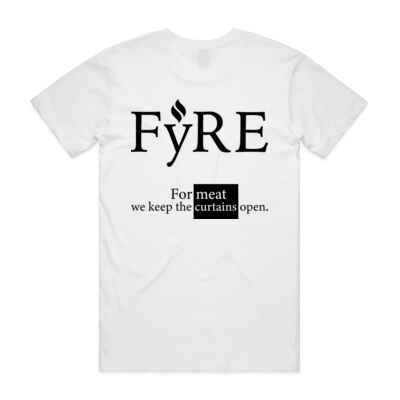 Meat Curtains Men's Staple Tee - Light Thumbnail