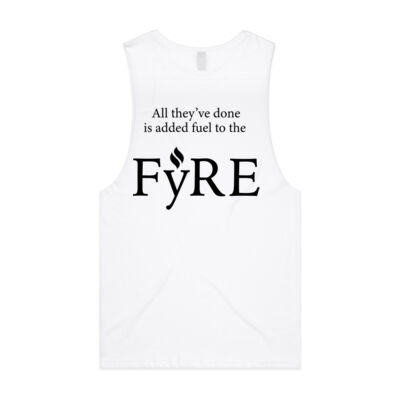 Added Fuel to the FyRE Men's Tank - Light Thumbnail
