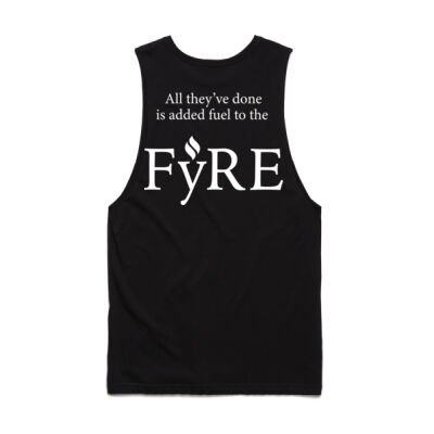 Added Fuel to the FyRE Men's Tank - Dark Thumbnail