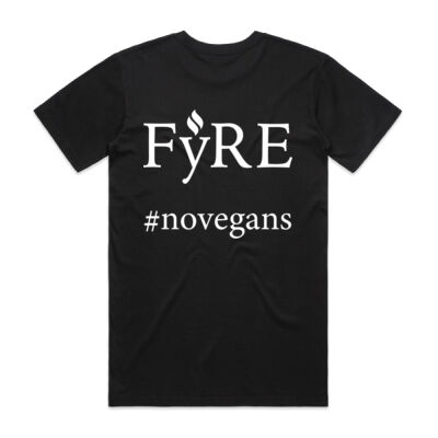 #novegans Men's Staple Tee - Dark Thumbnail