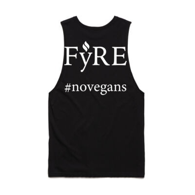 #novegans Men's Tank - Dark Thumbnail
