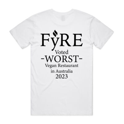 Worst Vegan Restaurant Men's Staple Tee - Light Thumbnail