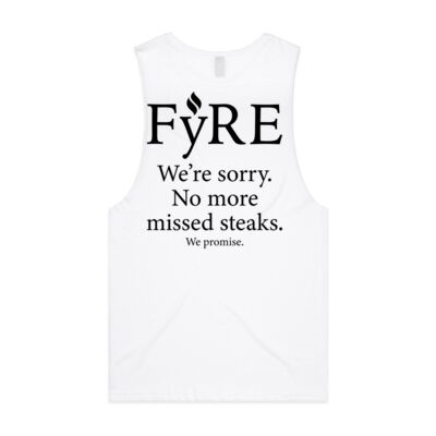 No More Missed Steaks Men's Tank - Light Thumbnail