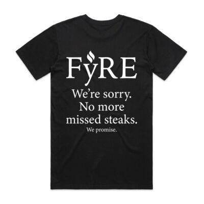 No More Missed Steaks Men's Staple Tee - Dark Thumbnail