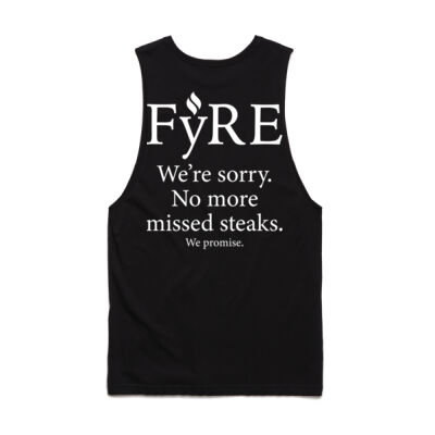 No More Missed Steaks Men's Tank - Dark Thumbnail