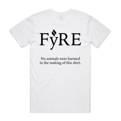 No Animals Were Harmed Men's Staple Tee - Light Thumbnail