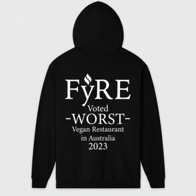 Worst Vegan Restaurant Zipped Hoodie Thumbnail